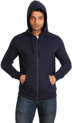 CAMPUS SUTRA Full Sleeve Solid Men Fleece Jacket