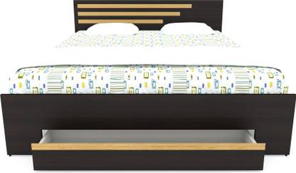 UNICOS Canberra Engineered Wood King Drawer Bed