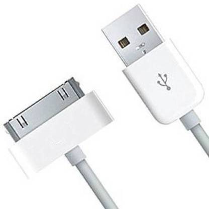 BLULOTUS Micro USB Cable 1 m Genuine USB Data Sync & Charger Cable for iPhone 4/4s, 3G iPhone, iPod Nano USB Cable (White) UYFS1254