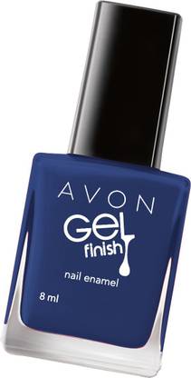 AVON GEL FINISH NAIL ENAMEL IND VERSION 8ML - MARINE BLUE MARINE BLUE