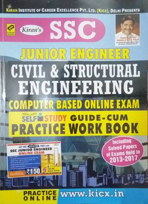 Kiran SSC Junior Engineer Civil & Structural Engineering Practice Work BOOK Self-Study Guide