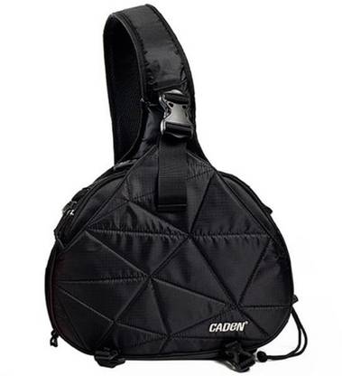 CADeN K2 DSLR Triangle Sling Bag for Sony Canon With Tripod Holder(Black)  Camera Bag