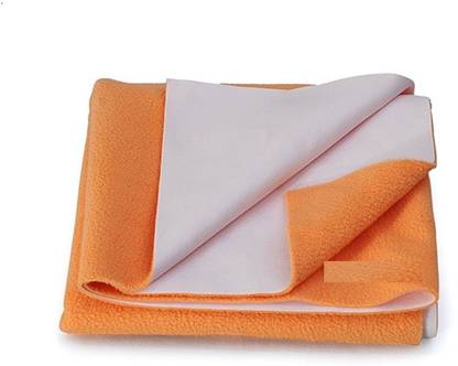 Smilemakers Fleece, Cotton, Rubber Baby Bed Protecting Mat