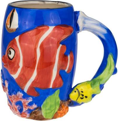 ZEVORA Fish Ceramic Coffee Mug