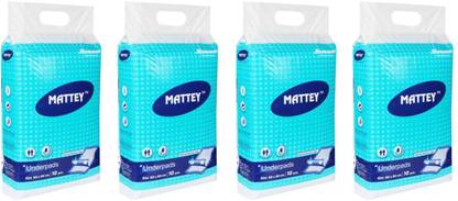 Romsons MATTEY UNDERPADS ( SHEETS FOR LAYING ON BED ) SIZE 60 X 90 CM, SET OF 4 PACKS Adult Diapers - L