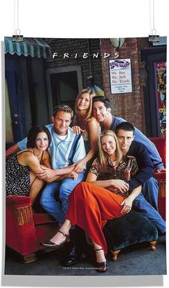 Friends Tv Series Couch Wall Poster Photographic Paper