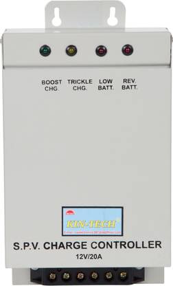 KIN TECH KIN -TECH SOLER CHARGE CONTROLLER 12V/20A with load and DUSK TO DOWN PWM Solar Charge Controller