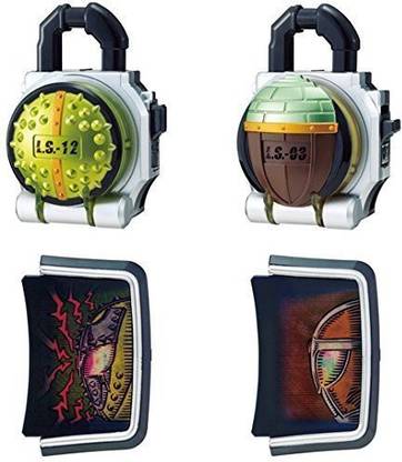 Bandai Kamen Rider Gaim Dx Durian & Donguri Lock Seed Kamen Rider Bravo & Gridon Set