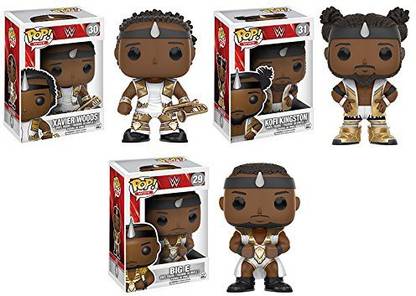 WWE Package Deal The New Day Pop Vinyl Funko Toy Wrestling Action Figures Kofi Kingston Big E & Xavier Woods