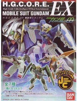 Bandai H.G.C.O.R.E. Ex Mobile Suit Gundam Oo Double O Exia A. Dynames Normal Ver.5 Species Set