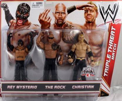 WWE Exclusives Mattel Wwe Wrestling Exclusive Action Figure 3 ...