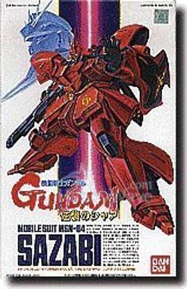 Bandai 1 144 Msn 04 Sazabi Mobile Suit Gundam Char S Counterattack