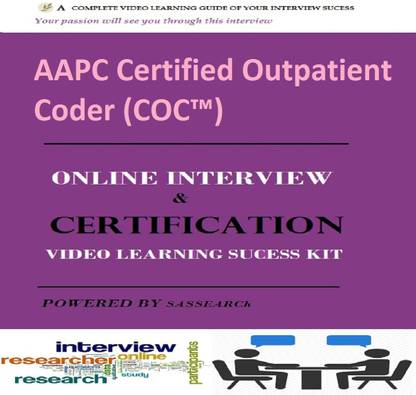SAPSMART AAPC Certified Outpatient Coder (COC™) Online Certification & Interview Video Learning ebook
