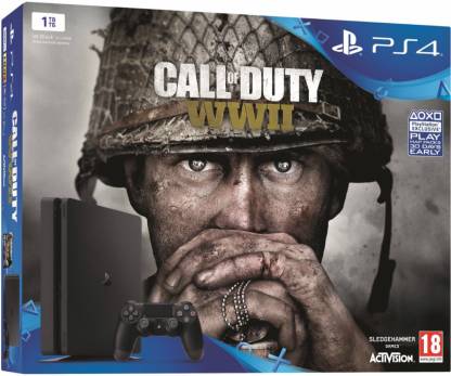 SONY PlayStation 4 (PS4) Slim 1 TB with Call of Duty WWII