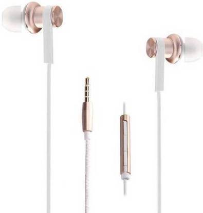 VARAJ ..Xiaomi MI PISTON 4 Hybrid Dual Drivers Earphones Mi Headphones with VOLUME&MIC Wired