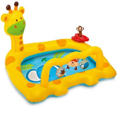 Shrih Inflatable Giraffe Baby Portable Pool