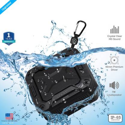 Zaap AQUA BOOM Waterproof 7 W Portable Bluetooth Speaker