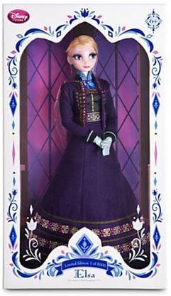 Generic Disney Disney Frozen Anna And The Snow Queen Elsa Elsa 17 Inches Doll Purple Dress Parallel Import