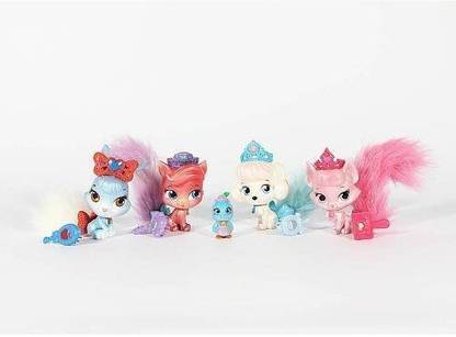 DISNEY Princess Palace Pets Exclusive Whisker Haven 5 Pack Dreamy Pumpkin Treasure Berry And Ms. Featherbon