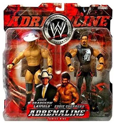 Jakks John Bradshaw Layfield Vs Eddie Guerrero Adrenaline Series 9 Wwe Action Figures