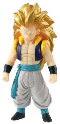 Dragonball Dragonball Z Bandai 6.5 Inch Semi Poseable Vinyl Figure Super Saiyan 3 Gotenks