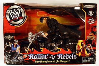 Jakks Pacific Wwe Rollin' Rebels The Undertaker, The Champion And His Chopper (Motorcycle) By