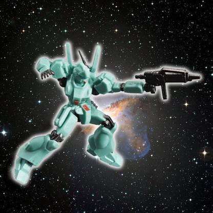 Bandai Gashapon Gacha Mobile Suit Gundam Ms Frontier Rgm 89D Jegan D Type Rare Ver. Separately