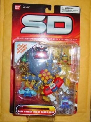 Bandai Superior Defender Gundam Dark Gundam Mobile Armor Mode 5 Mini Defenders