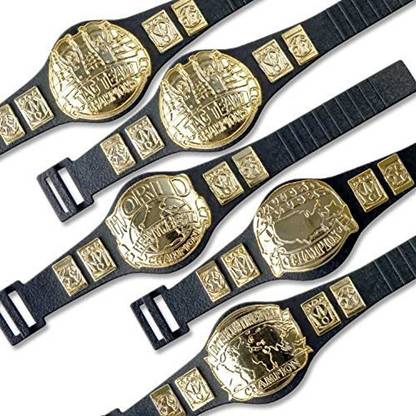Figures Toy Company Set Of 5 Championship Belts For Wwe Wrestling Action Figures