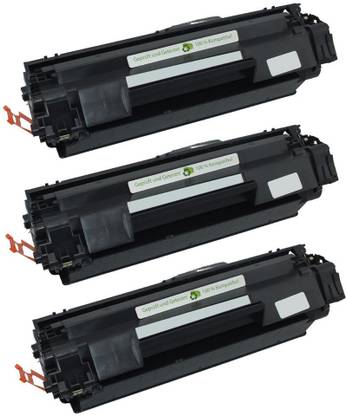SPS 925 Black Toner Cartridge Pack of 3 Compatible for Canon Laser Shot LBP6018B, Canon imageCLASS MF3010 Black Ink Toner