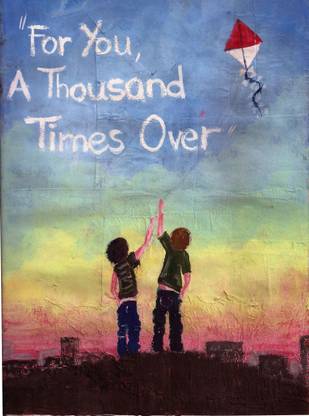 "The Kite Runner" Qutoe Poster Photographic Paper
