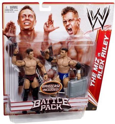 MATTEL Wwe Battle Pack Alex Riley Vs. The Miz Figure 2 Pack Series 13 Toy Parallel Import Goods