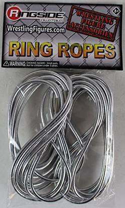 Wrestling Ring Ropes Silver Ringside Collectibles Exclusive Wwe Toy Action Figure Accessory Adult Assembly Required