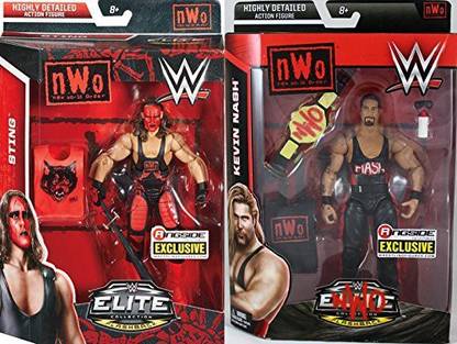 WWE Package Deal Nwo Wolfpac Sting & Kevin Nash Ringside Exclusive Mattel Toy Wrestling Action Figures