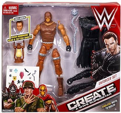 MATTEL Create A Wwe Superstar Dean Ambrose Pack