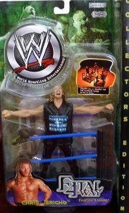 Jakks Pacific Chris Jericho Wwe Wwf Toy Figure Fatal 4 Way Fighting 4 Siders Series 3