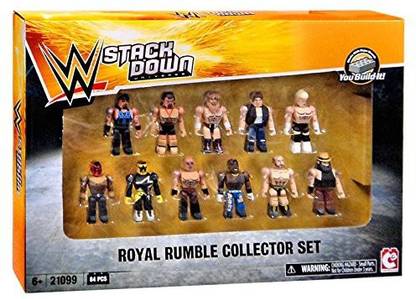 The Bridge Direct Wwe Wrestling C3 Construction Stackdown Royal Rumble Collector Set #21099
