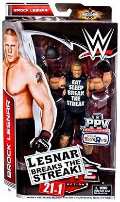 MATTEL Wwe Elite Collection Brock Lesnar Breaks The Streak 21-1 Exclusive Figure