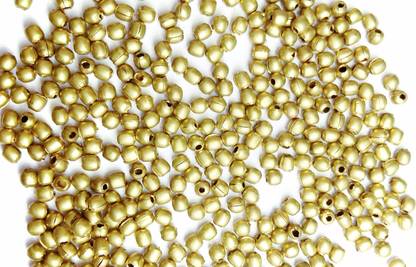 SPARKLE ROUND-BRASS BALL-4MM-001