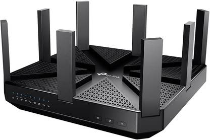 TP-Link Archer C5400 Wireless Router 2.4 GHz, 5 GHz 5400 Mbps Wifi Speed Tri Band External Antenna Ethernet (Cable Broadband)