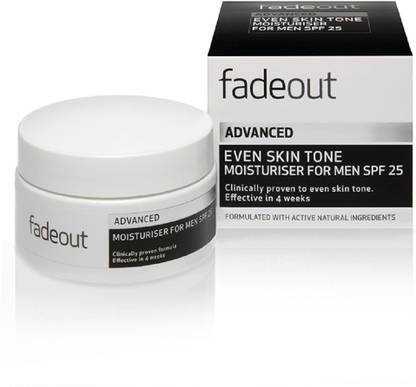 Fadeout Advanced Whitening Moisturiser For Men Spf 25