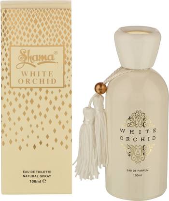 SHAMA White Orchid Natural Perfume Spray For Men & Women Eau de Toilette  -  100 ml