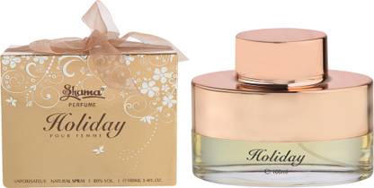 SHAMA Holiday Natural Perfume Spray For Men & Women Eau de Toilette  -  100 ml