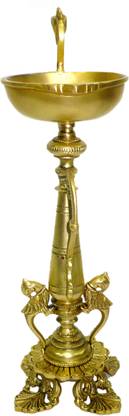 B H A R A T H A A T Oil Lamp Rod Decorative Showpiece  -  32 cm
