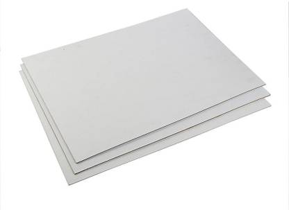 Paraspapermart Mount board Pack of 5 Board 600 GSM thickness Plane 35cm * 45cm 600 gsm Craft paper
