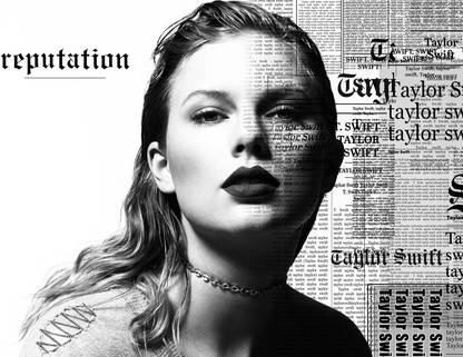 Taylor Swift Reputation Album Poster (Size 12 Inch x 18 Inch) (Pack of 1) Paper Print