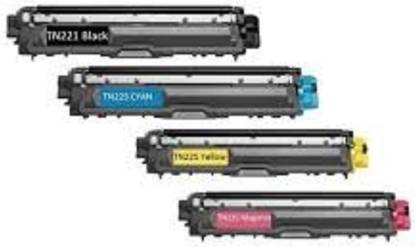 SPS TN221 / TN241 / TN261 BLACK , CYAN, YELLOW , MAGENTA (Pack of 4) Brother Compatible Toner Cartridge For Brother HL- 3140CW / 3150CDW / 3170CDW / MFC-9140CDN Black + Tri Color Combo Pack Ink Toner