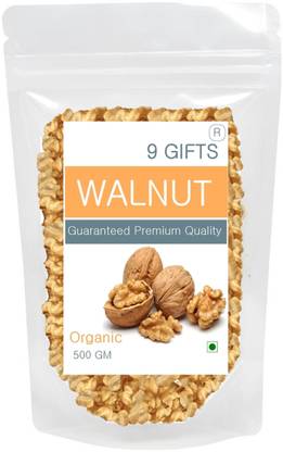 9 Gifts Walnut kernrls 500 GM Walnuts
