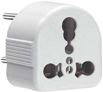 Trendmakerz 3 pin Universal Conversion Plug 5 Amp to 15 Amp Worldwide Adaptor