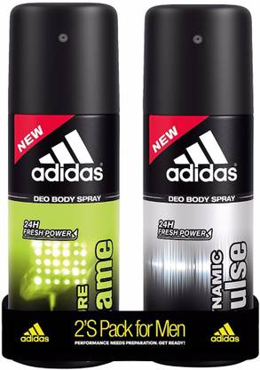 ADIDAS Dynamic Pulse & Pure Game Deodorant Spray  -  For Men
